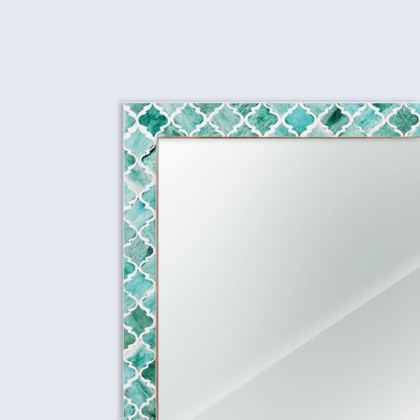 Make to Order Moroccan Green Mirror - Available in 4 Sizes