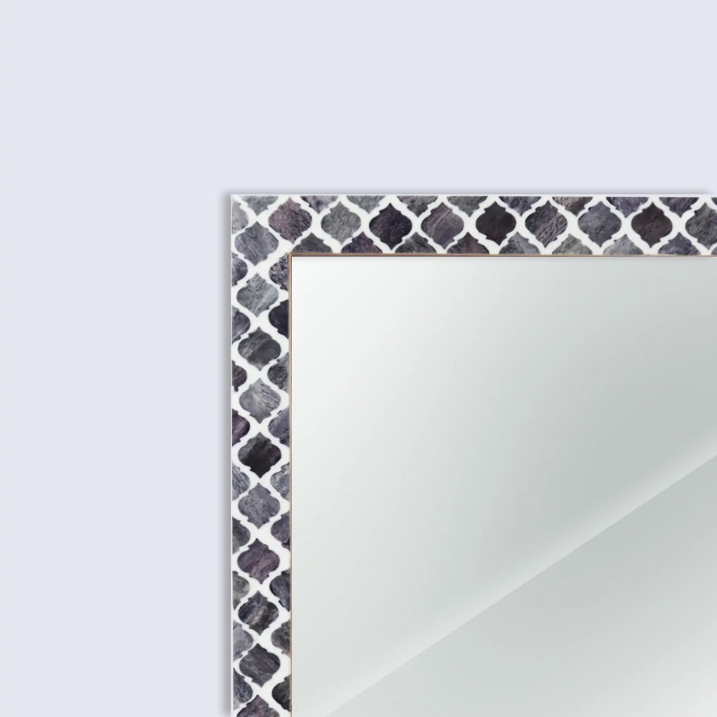 Make to Order Moroccan Grey Mirror - Available in 4 Sizes