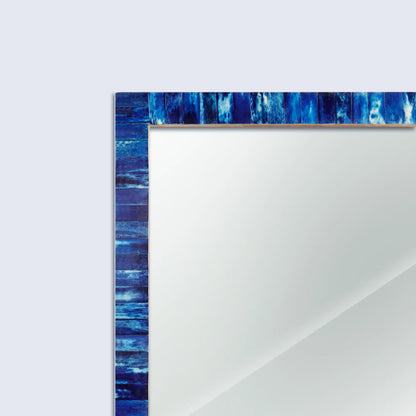 Make to Order Classic Blue Mirror - Available in 5 Sizes