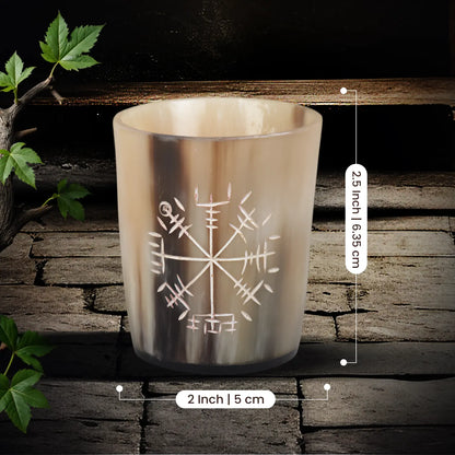 Horn Whiskey Shot Glasses Pack (4,8 & 12) – Hold Up to 6.5oz, Wayfinder