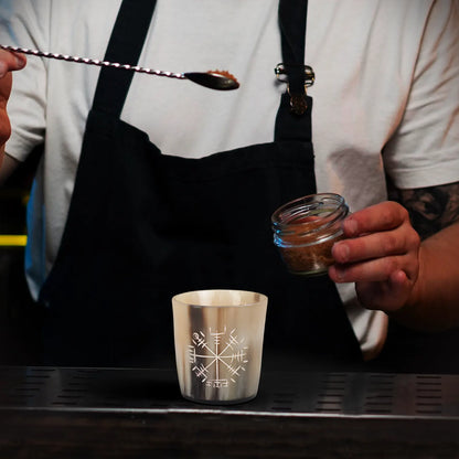 Horn Whiskey Shot Glasses Pack (4,8 & 12) – Hold Up to 6.5oz, Wayfinder