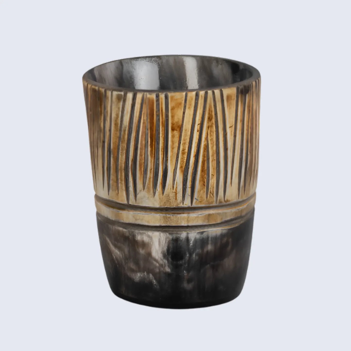 Horn Whiskey Shot Glasses Pack (4,8 & 12) – Hold Up to 6.5oz, Stripes