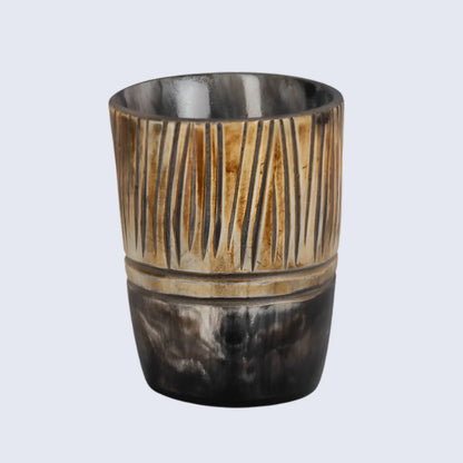 Horn Whiskey Shot Glasses Pack (4,8 & 12) – Hold Up to 6.5oz, Stripes