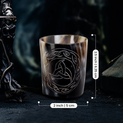 Horn Whiskey Shot Glasses Pack (4,8 & 12) – Hold Up to 6.5oz, Eternal