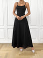 Black Sleeveless A-Line Maxi Dress – Perfect for Any Style