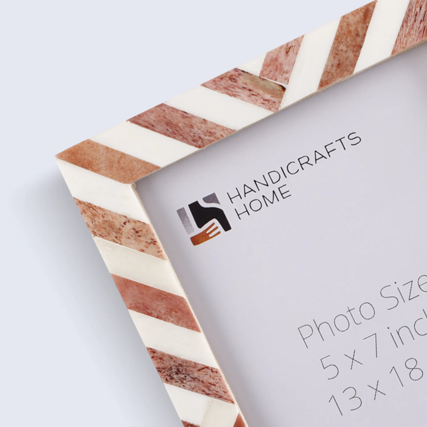 Picture Frames Chevron Pattern Bone Inlay Collection in 29 Sizes, Brown – Wholesale picture frames